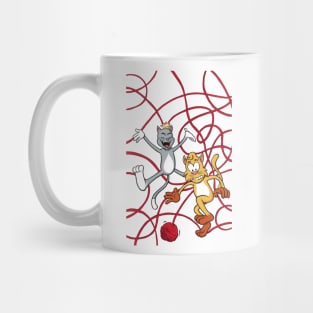 Cats At Play Mug